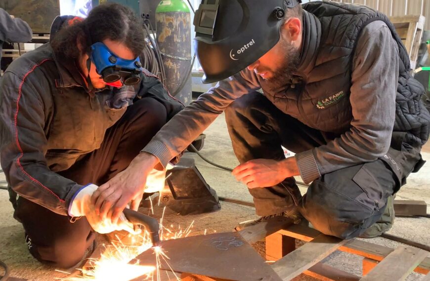 Jour 6 – Atelier soudure à La Fabriculture
