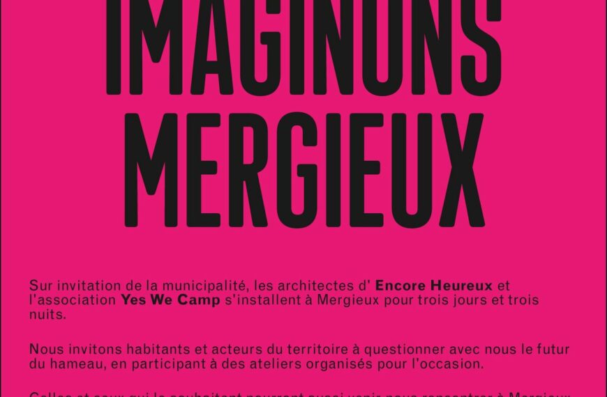 Réunion publique de l&rsquo;étude sur le hameau de Mergieux !