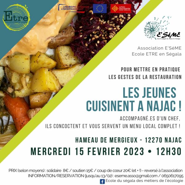 Les Jeunes cuisines à Najac (Mergieux) !
