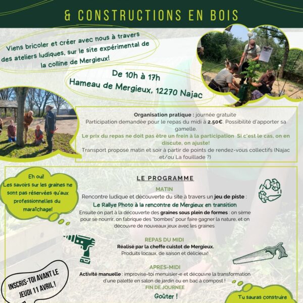 Journée d&rsquo;animation autour de l&rsquo;Ecologie pour les jeunes de 12 à 16 ans !