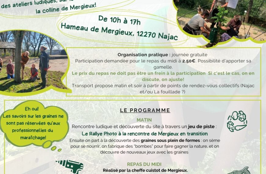 Journée d’animation autour de l’Ecologie pour les jeunes de 12 à 16 ans !